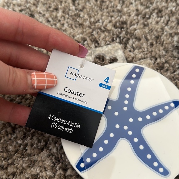 2 packs of silicone coasters 4 coasters in each pack - Picture 2 of 2